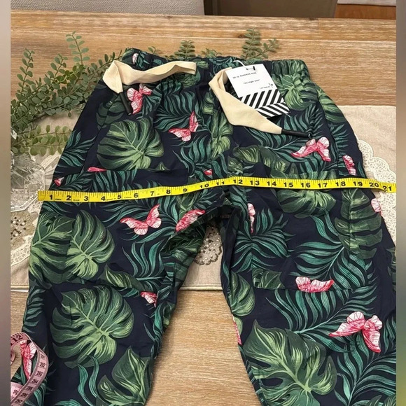 Free People Sandrine Rose Bush Pants Size Small NWT $158 - Picture 12 of 13